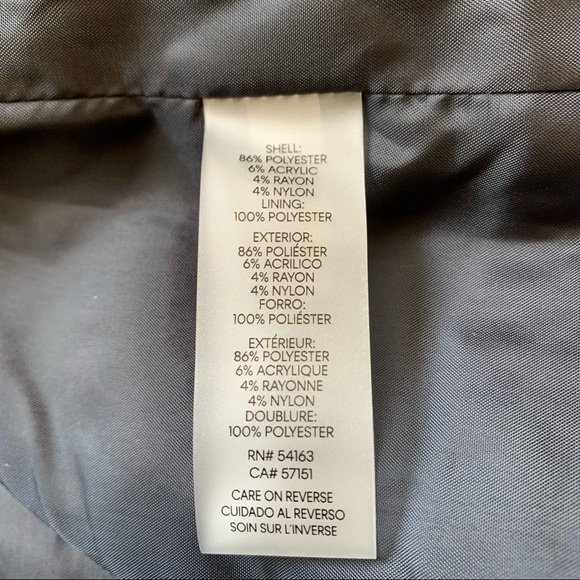 Calvin Klein NWT Tweed Open Blazer Blue Size 4P - Picture 11 of 15